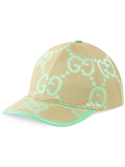 Gucci Jumbo GG Baseball Cap Neutrals FARFETCH