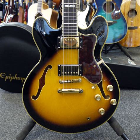 Epiphone Sheraton II Pro Vintage Sunburst W Hard Case 2nd Hand