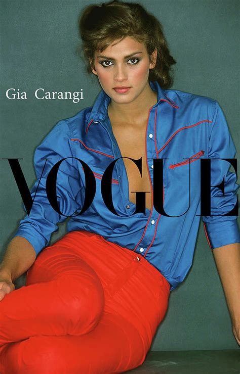 Gia With Love, Vogue, Gia Carangi Photograph by Thomas Pollart