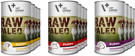 Karma Vet Expert Zestaw Raw Paleo Dla Szczeniąt Mix 12X400G Ceny i