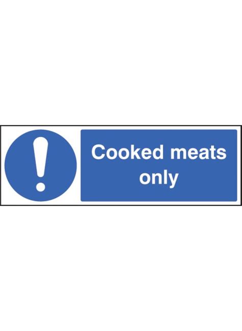 Cooked Meats Only