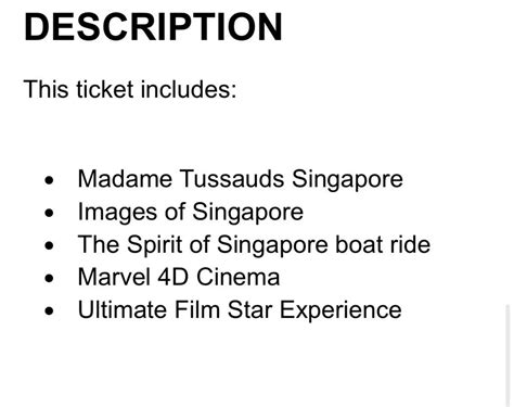 Madame Tussauds Marvel 4d Spirit Of Singapore Boat Ride Ultimate