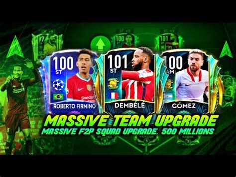 Massive Team Upgrade Fifa Mobile My Squad Upgrade Massive F P