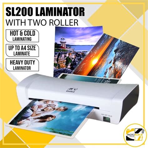 Officom Sl200 Laminator A4 And Laminating Machine Two Rollers Lazada Ph