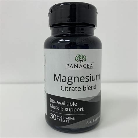 Panacea Magnesium 30 Tablets Pharmacentre Limited