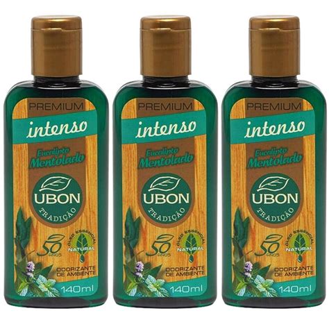 Kit Odorizante De Ambiente Intenso Eucalipto Mentolado Ubon Ml