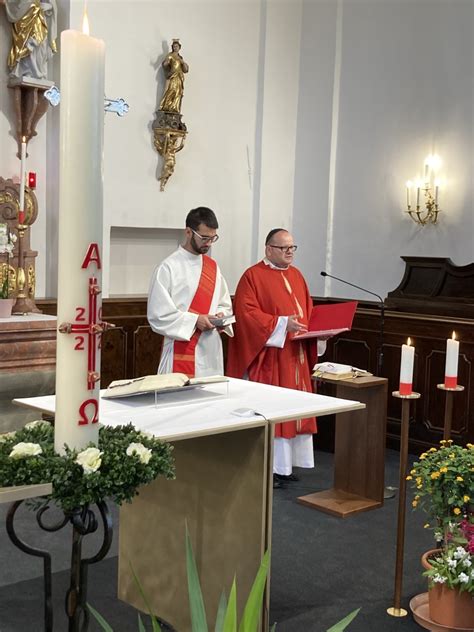 Gottesdienst Mit Den Firmkandidaten Am Pfingstmontag 6 Juni 2022