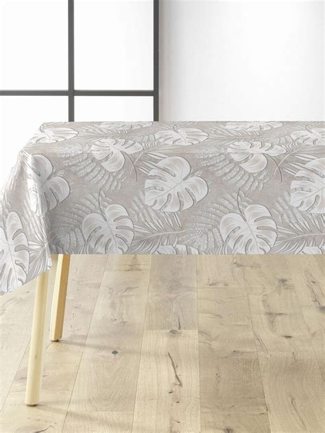 Nappe Toile cirée au mètre Amber Beige Kiabi 5 68