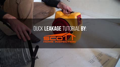 Duct Leakage Test Overview For Builders Youtube