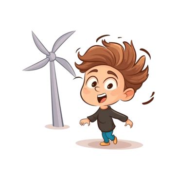 Wind Cartoon In Flat Style, Icon, Cartoon, Sticker PNG Transparent Image and Clipart for Free ...