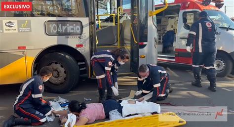 Nibus Passa Por Cima De Passageira Ap S Desembarque No Ab Lio Pedro