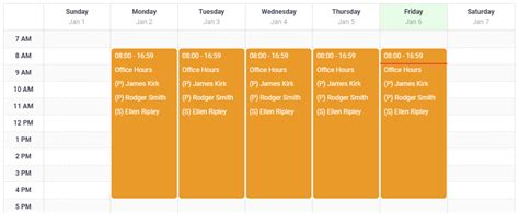 Schedule Examples