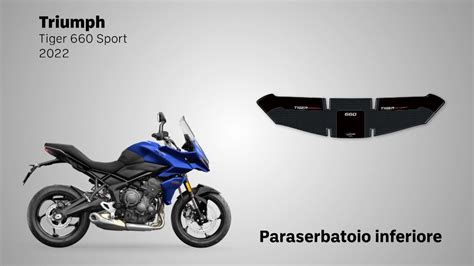 Labelbike Adesivi D Paraserbatoio Inferiore Compatibili Con Triumph