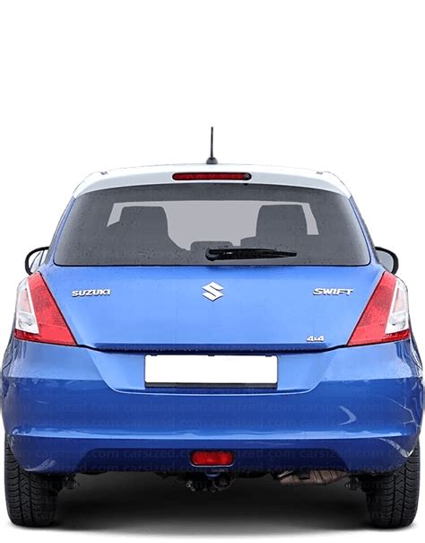 Dimensions Suzuki Swift 2010 2017 Vs Isuzu D Max 2012 2019