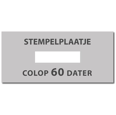 Stempelplaatje Colop Printer D Bestel Nu Colop D