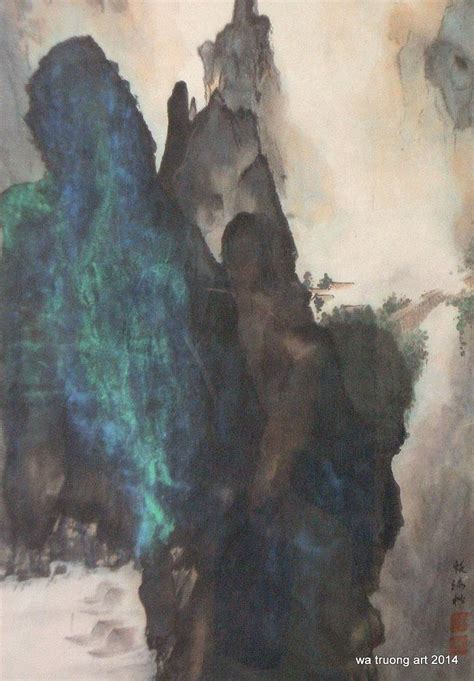 Ominous Mountain - Wa Truong - Traditional Watercolor Paintings