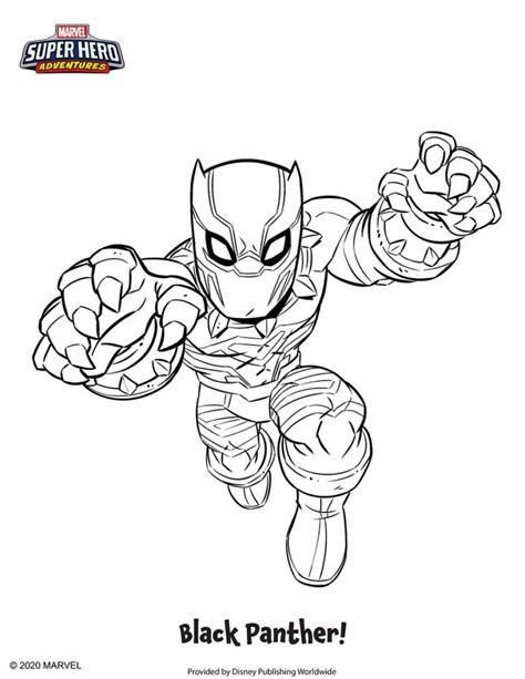 Disney Offers Free Downloadable Coloring Sheets With Marvel Super Hero ...