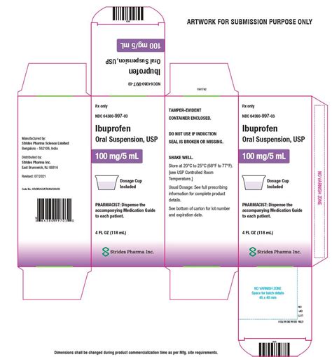 Ibuprofen Oral Suspension Package Insert Prescribing Information