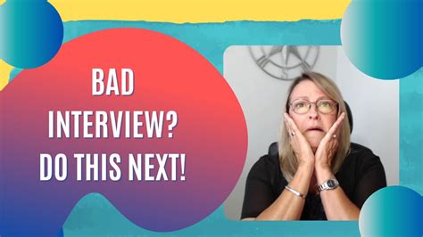 Signs Interview Went Well How To Recover From A Bad Interview Youtube