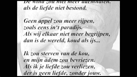 Toon Hermans Als De Liefde Niet Bestond Zullen Ze Stilstaan De Rivieren