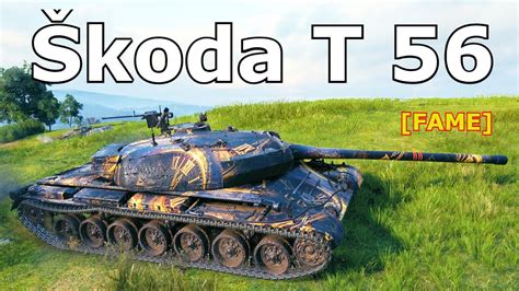 World of Tanks Škoda T 56 3 Kills 8 9K Damage YouTube