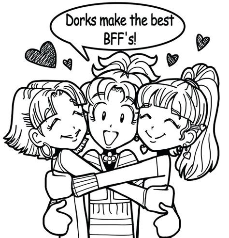 Cute Best Friend Coloring Pages At Free Printable