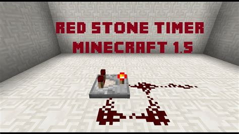 How To Make A Redstone Timer Clock In Minecraft 174 Faster Then