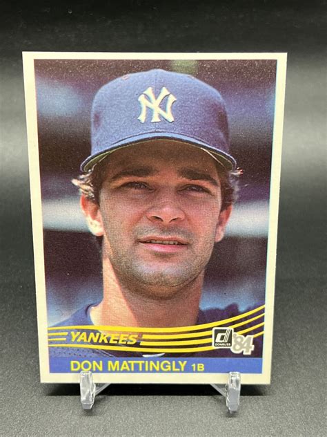 Don Mattingly Donruss Rc Don Mattingly New York Yankees Rc