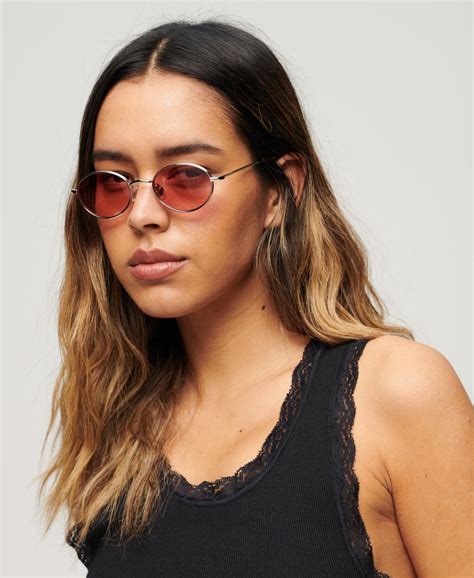 Womens Sdr Bonet Sunglasses In Silver Superdry Ie