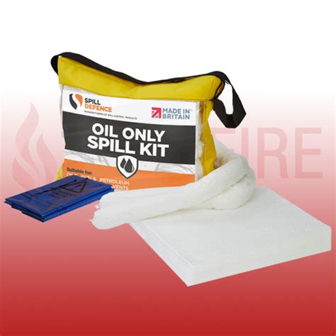 Spill Defence L Spill Kit In Vinyl Holdall Industrial Spill Control