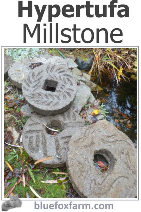 Hypertufa Millstone - my largest garden feature yet