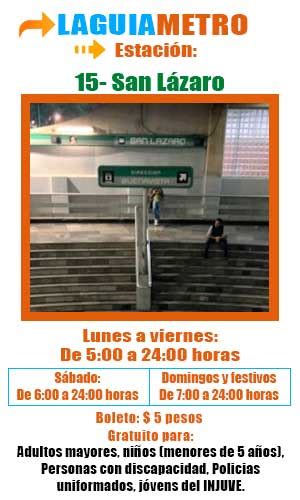 Estación Del Metro San Lázaro Laguiametro