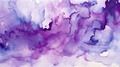 Vibrant Purple Watercolor Painting With A Textured Finish Background