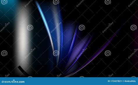 Abstract Black Blue And Purple Background Stock Vector Illustration