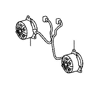 Lexus Nx T Engine Cooling Fan Motor Right Cooling Fan Cooling