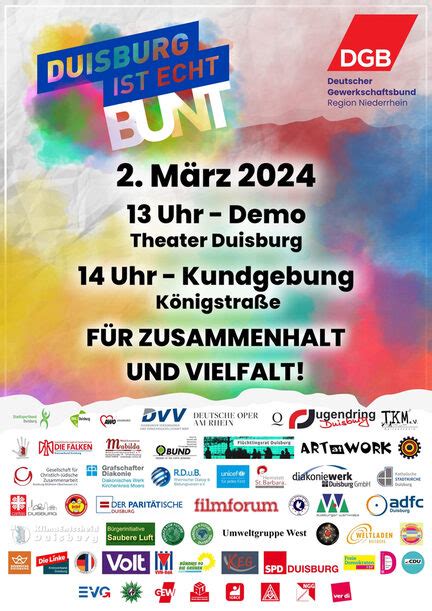 Duisburg Ist Echt Bunt Wir Sind Du