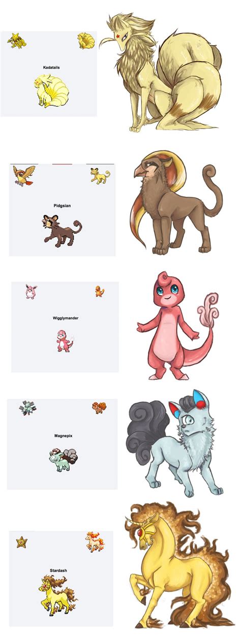 17 Best images about Pokemon fusion on Pinterest