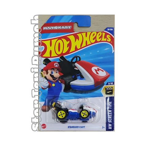 Hot Wheels Standard Kart HW Fantasy Screen Time Mariokart Super Mario Bros Shopee Malaysia