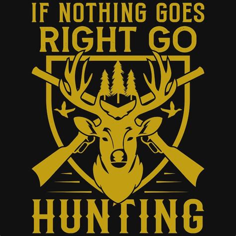 Premium Vector Hunting Tshirt Design