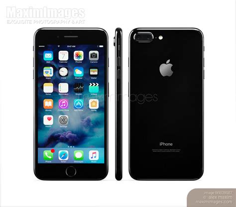 Photo Of Apple Iphone 7 Plus Front Side And Back View Stock Image