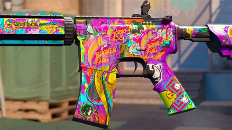 M4A4 In Living Color Sticker Combos - CS 2 - YouTube