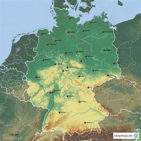 Stepmap Deutschland Landkarte F R Deutschland