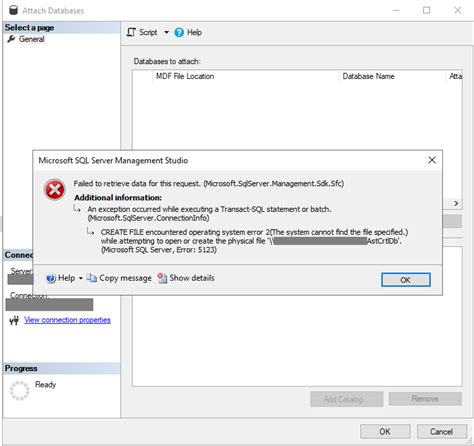 Sql Server Attach Database Error Operating System Error Hot Sex Picture
