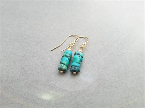 Turquoise Bead Earrings