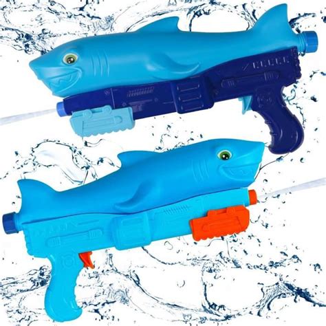 LIWI Pistolet à Eau Lot de 2 Grands Pistolets à Eau de 500 ML avec