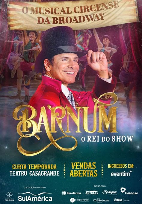 Barnum O Rei Do Show Ong Rede Arte Rede Rio De Janeiro