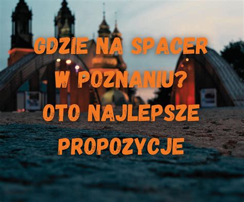 Gdzie się wybrać na spacer w Poznaniu 10 najpopularniejszych miejsc w