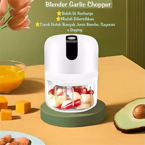 Jual USB Mini Chopper Portable Mini Blender Garlic Chopper Electric