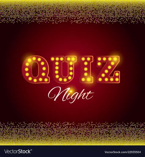 Trivia game or quiz show background with light Vector Image