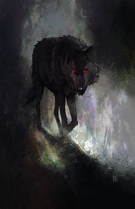 Black Wolf Paintings